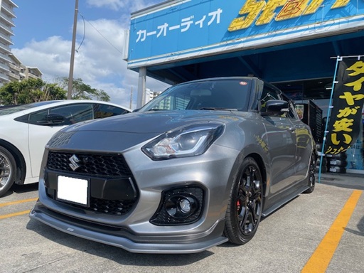 スイフトスポーツ　エアロ取付