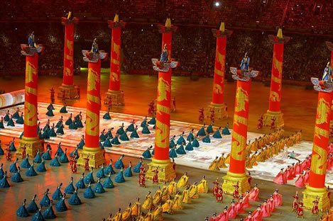 2008年北京オリンピック龍柱１