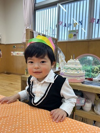 ２月生まれのお誕生会（１歳児）