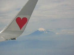☆空から富士山を♪