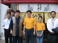 中村文昭さんがお店に来ました。