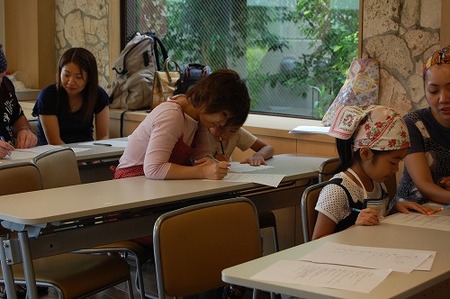 親子手打ち沖縄そば教室（てぃーだスクエア）第４回