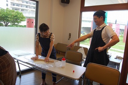 親子手打ち沖縄そば教室（てぃーだスクエア）第４回