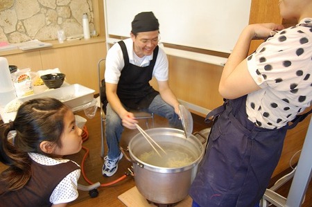 親子手打ち沖縄そば教室（てぃーだスクエア）第４回