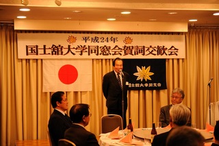岡利幸同窓会会長のあいさつ