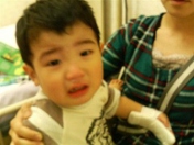 嘔吐で病院です