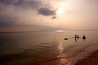 夕方の屋良浜。