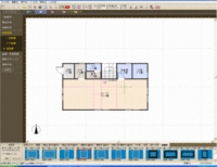 3Dでマイホームをつくる。窓の記入もワンタッチでした。 2008/01/16 01:43:22