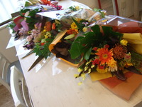 今日は花束ラッシュ！