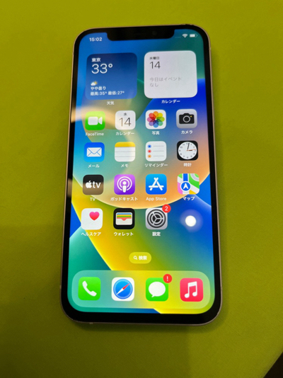 iPhone12液晶漏れ　交換修理