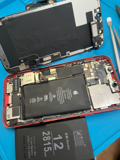 iPhone12バッテリー交換修理