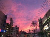 ピンク色の空 2017/09/13 18:15:00