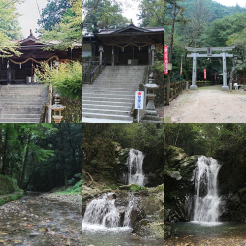 岡山県のパワースポットの琴弾の滝と天石門別神社