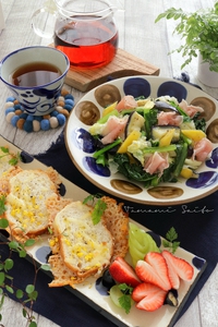 野菜不足を感じたら食べる！蒸し焼き野菜サラダ 2023/01/22 15:16:13