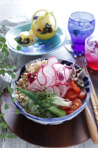 くるりんラディッシュで冷やしうどん 2021/06/20 15:29:48