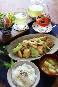 神尾ファームのお野菜でタマナーチャンプルー 2020/07/05 13:35:27