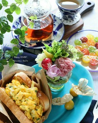華やかパフェサラダとフルーティな食用ほおずき 2020/03/15 11:33:57