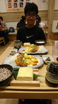 長男と久しぶりに