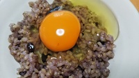 卵かけ発芽玄米ご飯