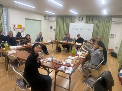 リハーサルから総会、新年会