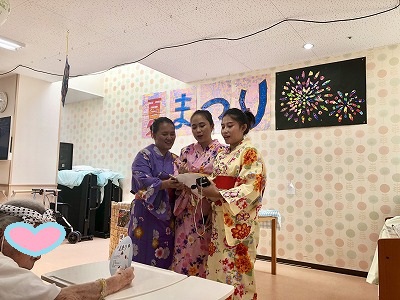 夏祭りを開催しました。デイサービスてだこ苑