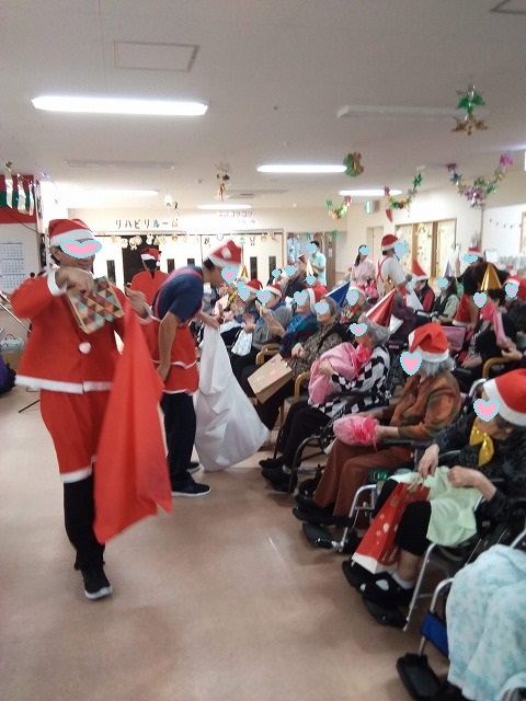 デイサービスてだこ苑にてクリスマス会を開催しましたpart③