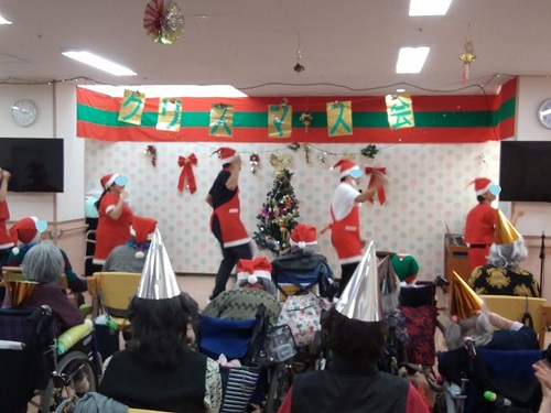 デイサービスてだこ苑にてクリスマス会を開催しましたpart③