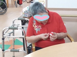 お守りを作りました(*^_^*)　デイサービスてだこ苑