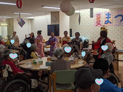 夏祭りを開催しました。デイサービスてだこ苑