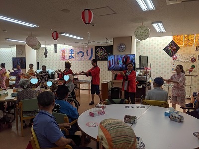 夏祭りを開催しました。デイサービスてだこ苑