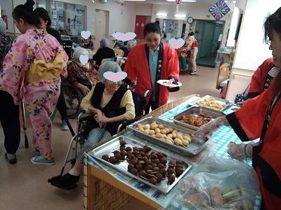 夏祭りを開催しました。ｐａｒｔ②