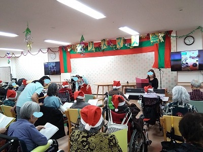 クリスマス会デイサービスてだこ苑