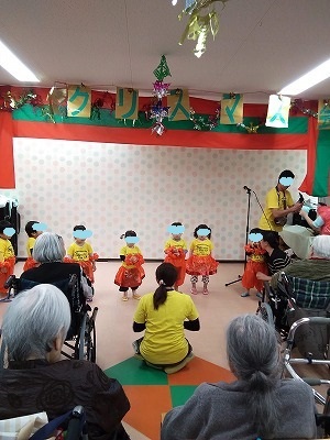 クリスマス会デイサービスてだこ苑
