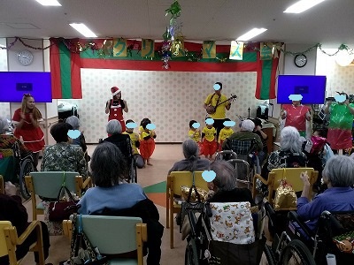 クリスマス会デイサービスてだこ苑