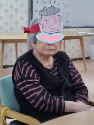 ３月だけど、節分の様子ですpart②　デイサービスてだこ苑