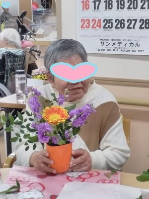 フラワーアレンジメントデイサービスてだこ苑