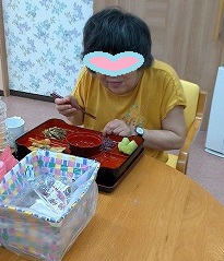 母の日膳　part②　デイサービスてだこ苑