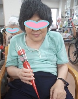 母の日をお祝いしました☆デイサービスてだこ苑