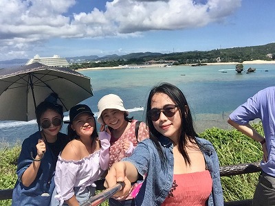ドライブに行ってきましたケアホームてだこ苑・インターンシップ生