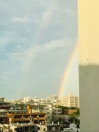 虹が出た～！！(*´▽｀*) 2020/09/19 13:49:31