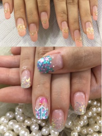 Before⇔After！！梅雨をイメージした傘アート♡ 2017/06/09 11:03:00