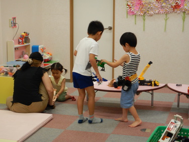 広場の様子