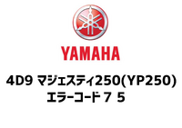 ヤマハ　マジェスティ250　YCC-AT　メンテナンス　エラーコード75