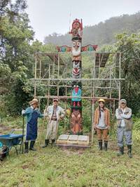 トーテムポールメンテナンス作業中止Totem Pole maintenance work cancelled