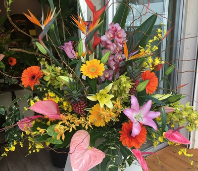 就任祝いの花