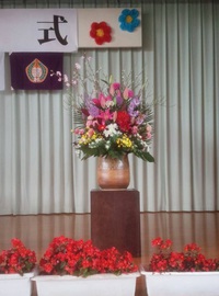 新年度のお花