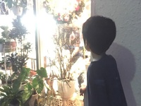 クリスマスの飾りつけ