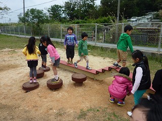 遊具、使用開始です！