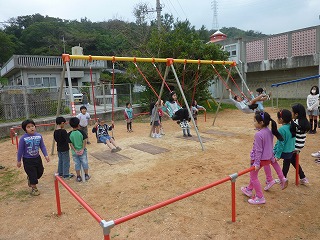遊具、使用開始です！