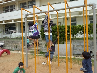 遊具、使用開始です！